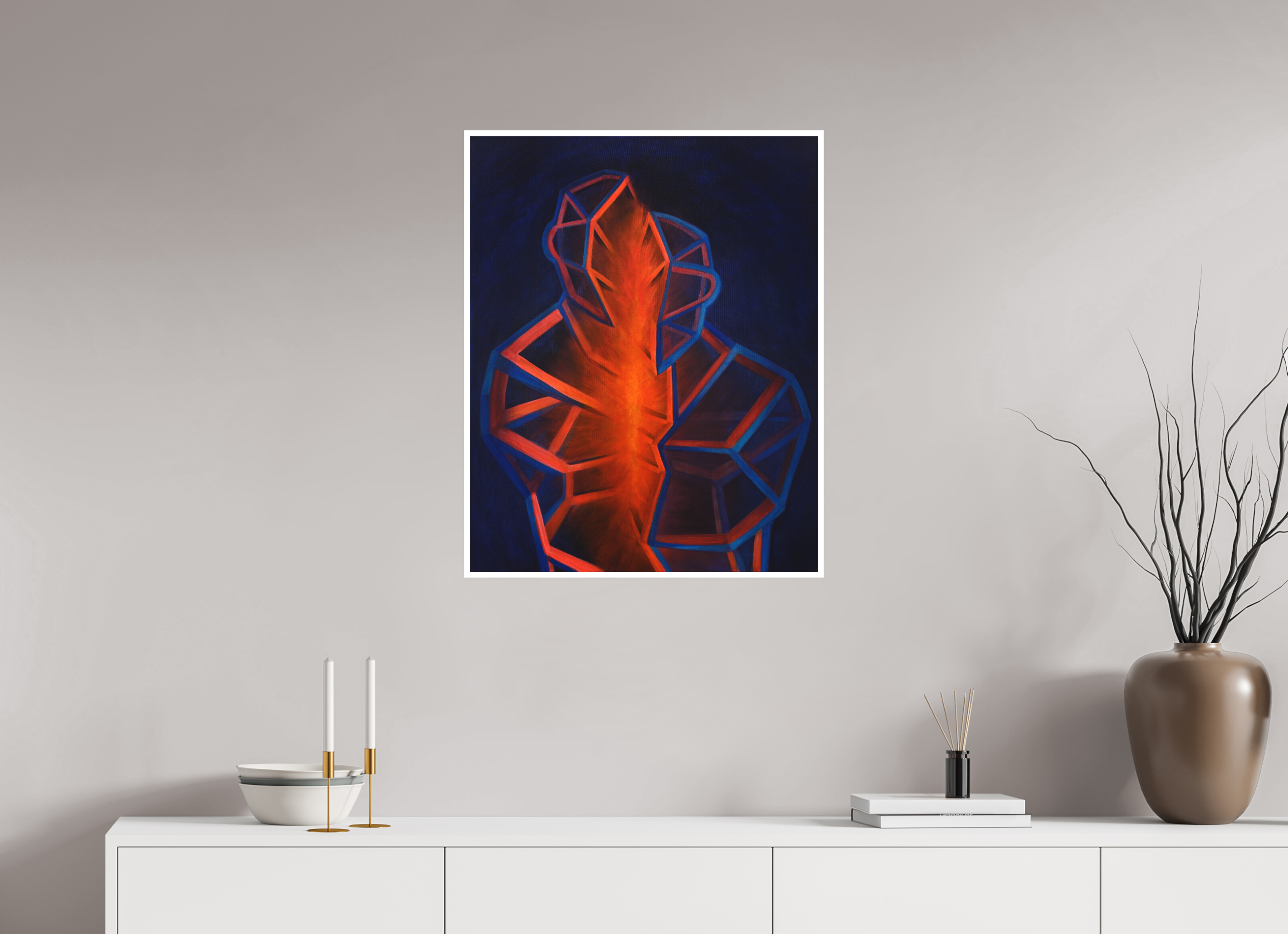 60 x 75,1 cm, Papier ohne Rahmen Gemeinsame Mitte