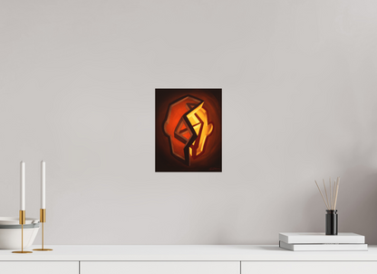 20 x 25 cm, Papier mit Holzrahmen, weiß Alu-Dibond mit Aufhängung Hochsommer | Höhepunkt