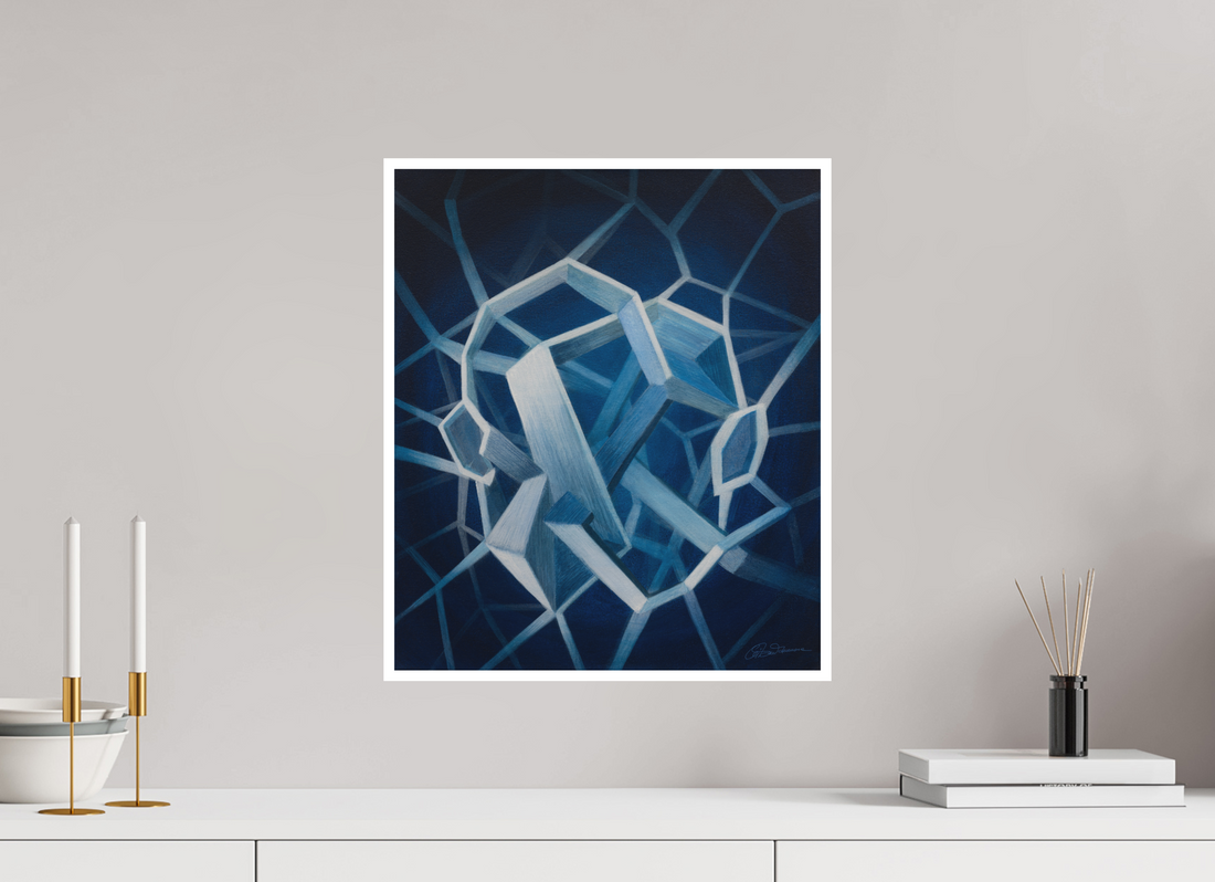 40 x 47 cm, Papier ohne Rahmen Architektur der Zweisamkeit