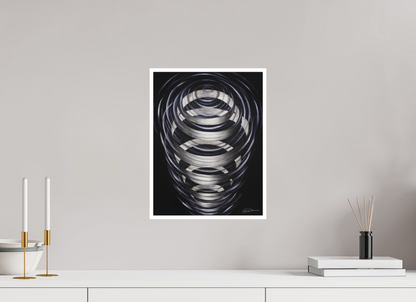 30 x 39,3 cm, Papier ohne Rahmen Sich um sich selbst drehen