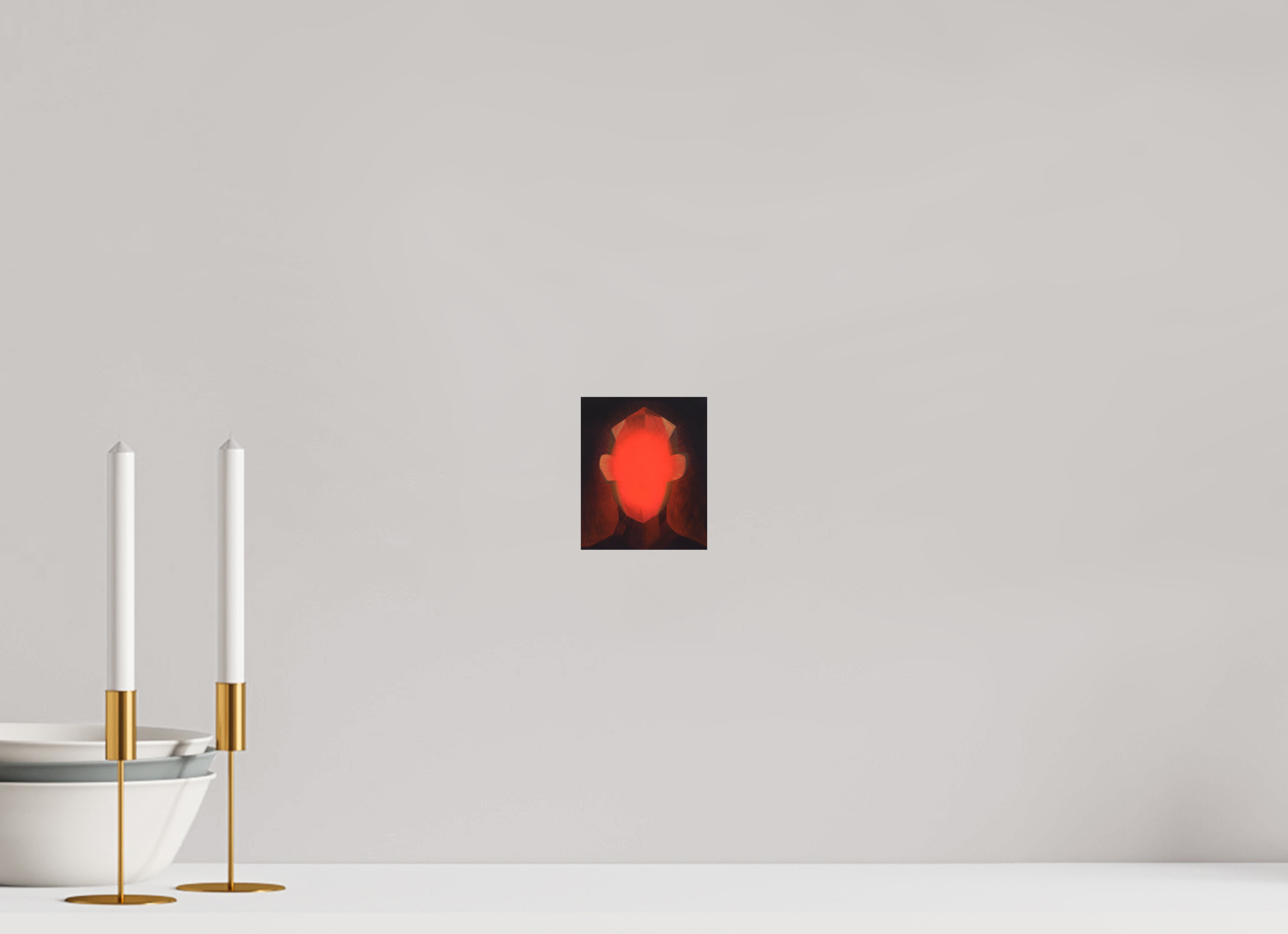 10 x 12,1 cm, Fine Art Print ohne Rahmen Portal zum Selbst