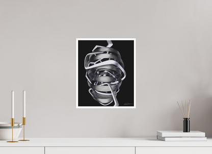 30 x 35,5 cm, Papier ohne Rahmen Architektur des Bewusstseins - Innerer Pfad