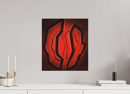 40 x 45,2 cm, Alu-Dibond mit Aufhängung Selbst-Bild. Portale eines Selbst