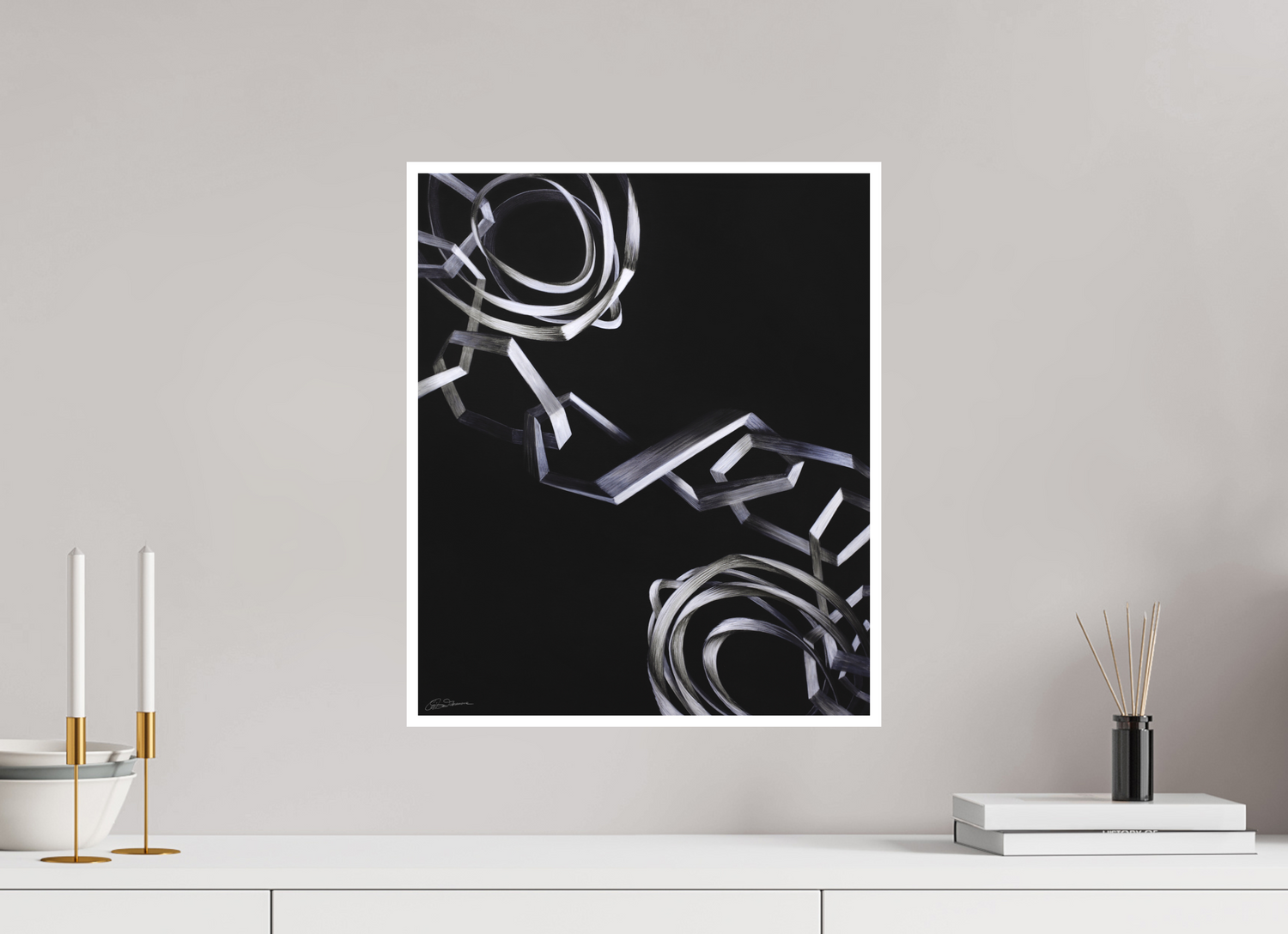 40 x 48 cm, Papier ohne Rahmen Zusammen hängen