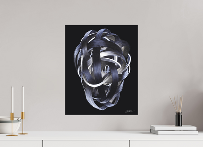 40 x 49,9 cm, Kunstdruck auf Alu-Dibond mit Aufhängung Verknotung