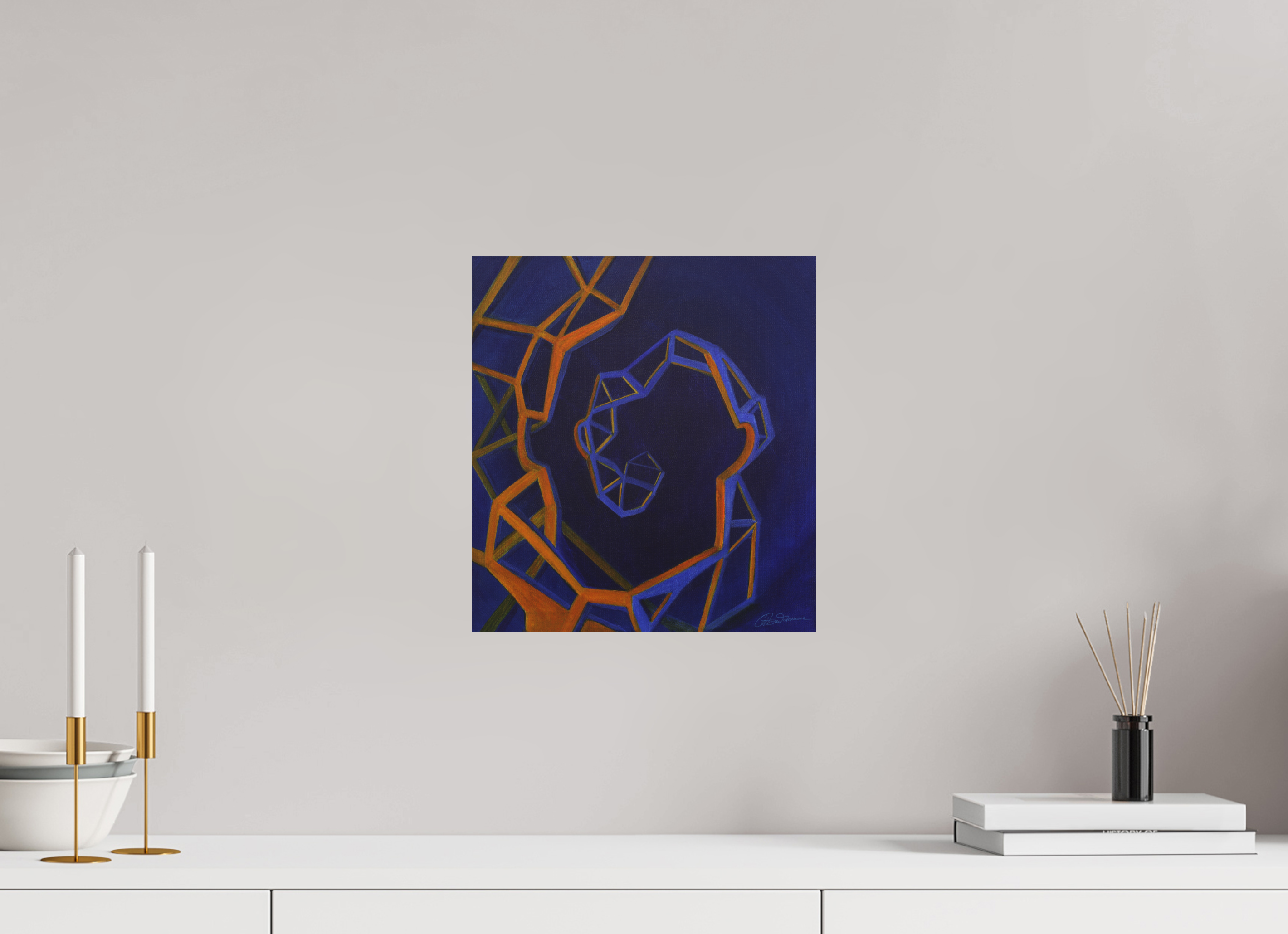 30 x 32,8 cm, Alu-Dibond mit Aufhängung Evolution – Spirale des Selbst