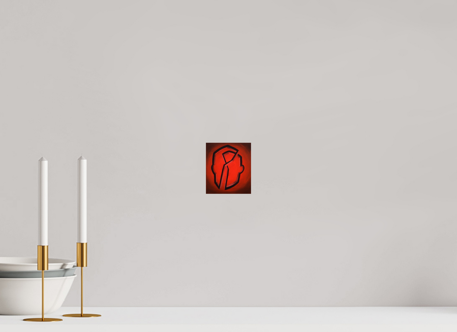 10 x 11,3 cm, Fine Art Print auf Metal Geistige Architektur arbeitstitel