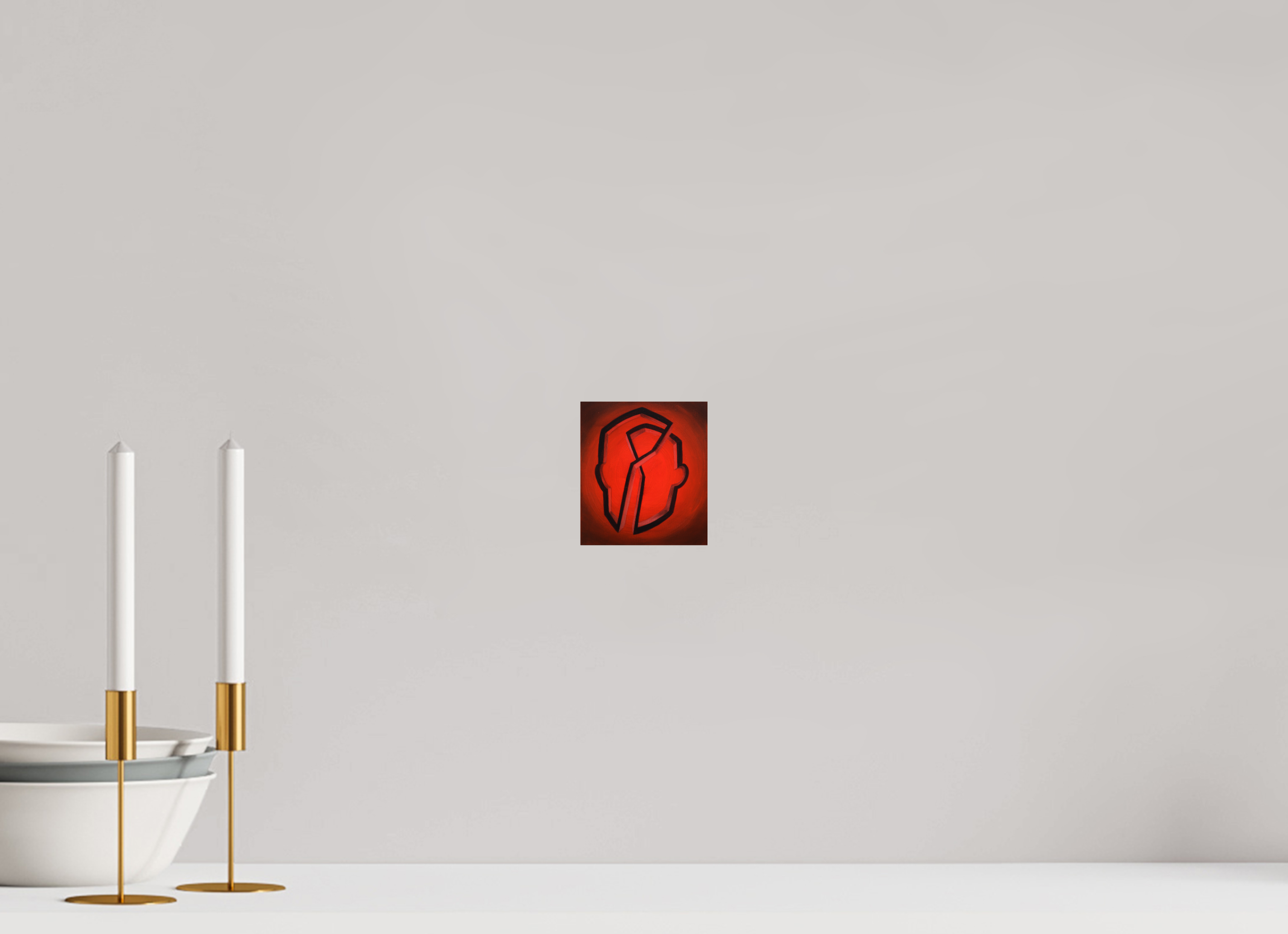 10 x 11,3 cm, Fine Art Print auf Metal Geistige Architektur arbeitstitel