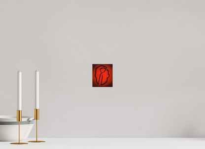 10 x 11,3 cm, Fine Art Print auf Metal Geistige Architektur arbeitstitel