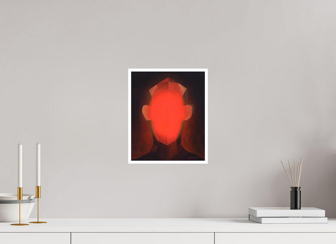 25 x 30,2 cm, Papier ohne Rahmen Innere Sonne