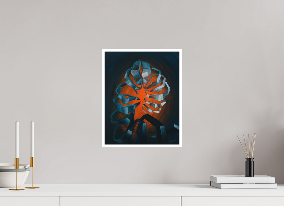 30 x 37,3 cm, Papier ohne Rahmen Evolution des Selbst