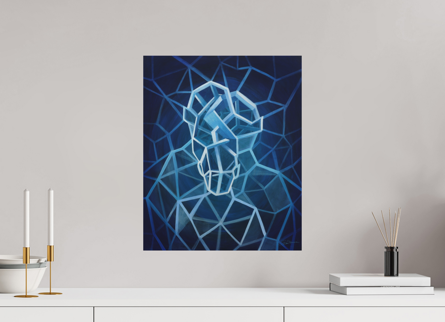 40 x 49,3 cm, Alu-Dibond mit Aufhängung Familienfeld