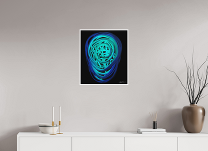 50 x 57,3 cm, Papier ohne Rahmen Wasser | Frühling