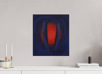 40 x 45,7 cm, Alu-Dibond-Druck mit Aufhängung Selbst-Begegnung