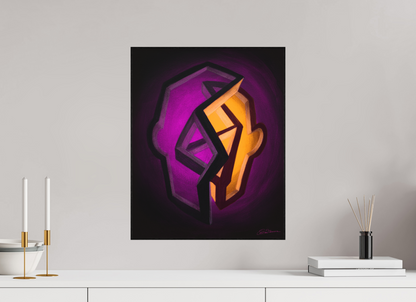 40 x 50 cm, Alu-Dibond mit Holzrahmen, schwarz Blütezeit – Übergang in die Fülle