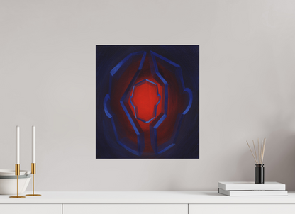 40 x 44 cm, Fine Art Print ohne Rahmen Selbst-Bild. Innerer Übergang