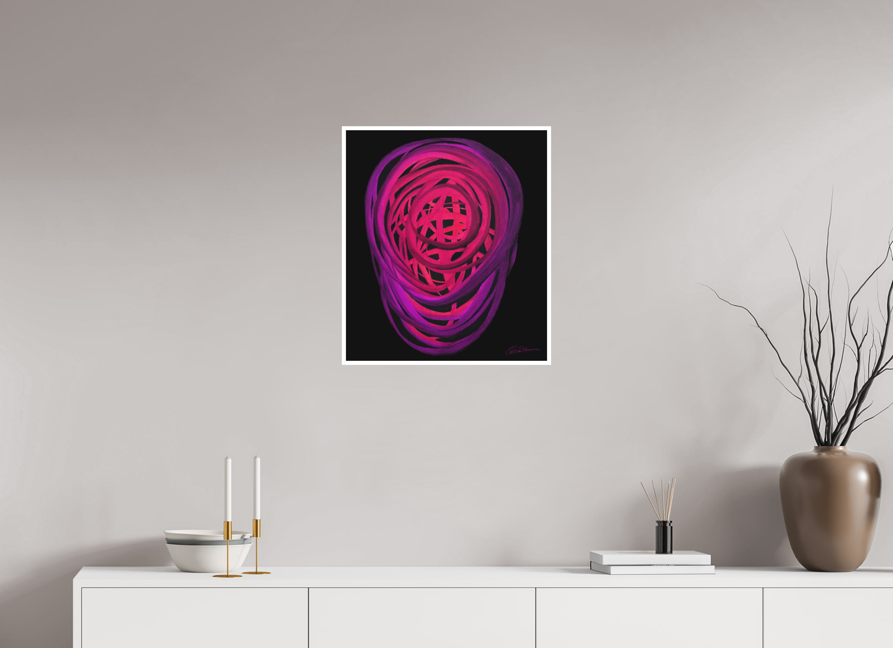 50 x 57,3 cm, Papier ohne Rahmen Blütezeit