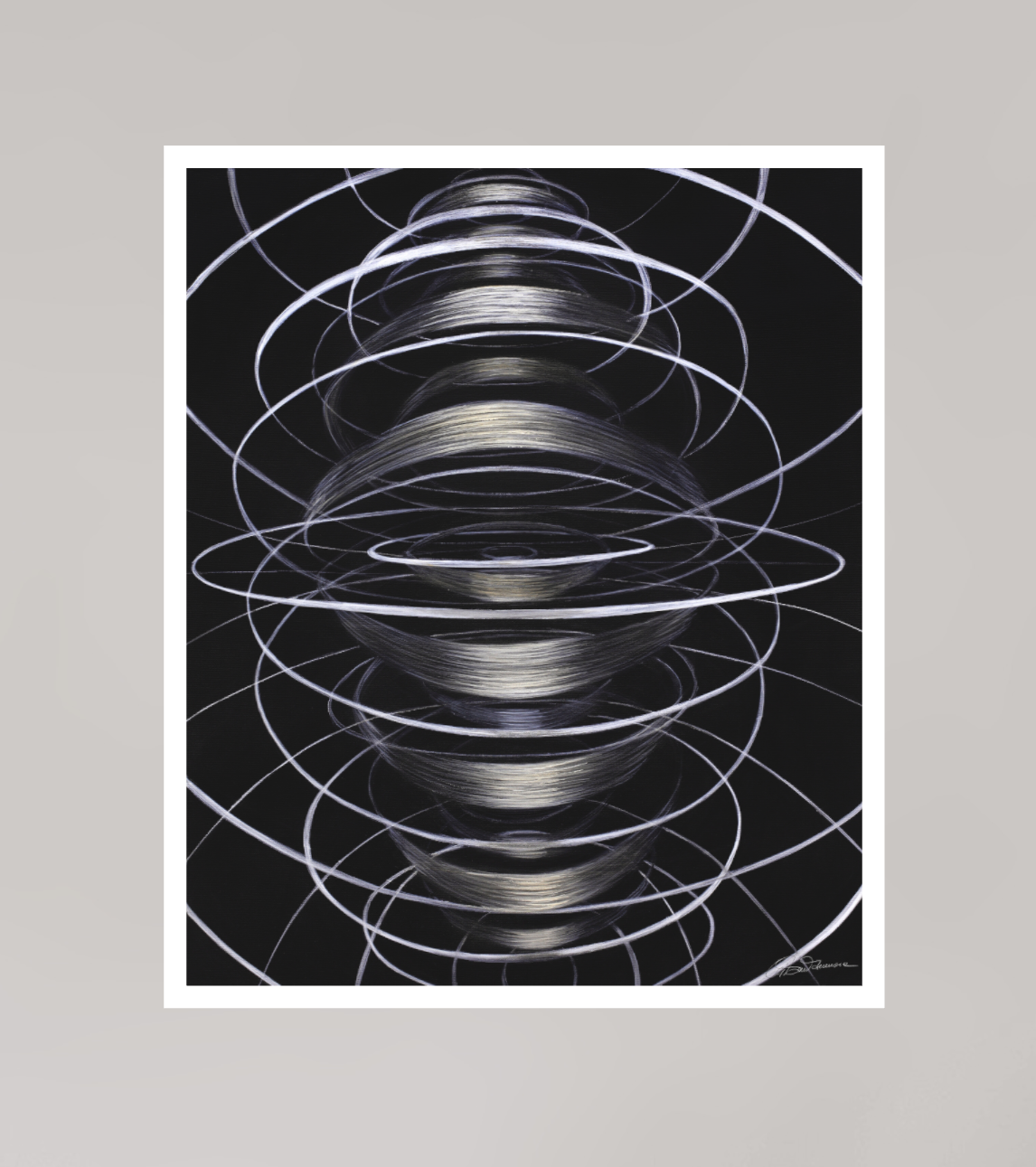 30 x 36,3 cm, Druck auf Papier Schwingung