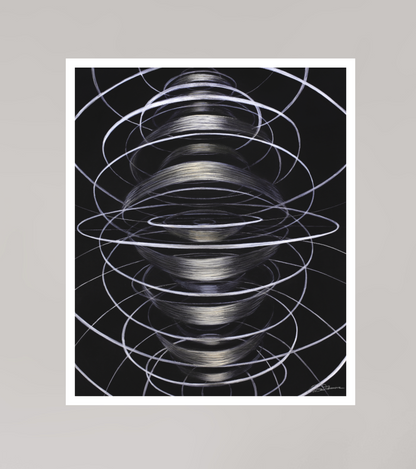 30 x 36,3 cm, Druck auf Papier Schwingung