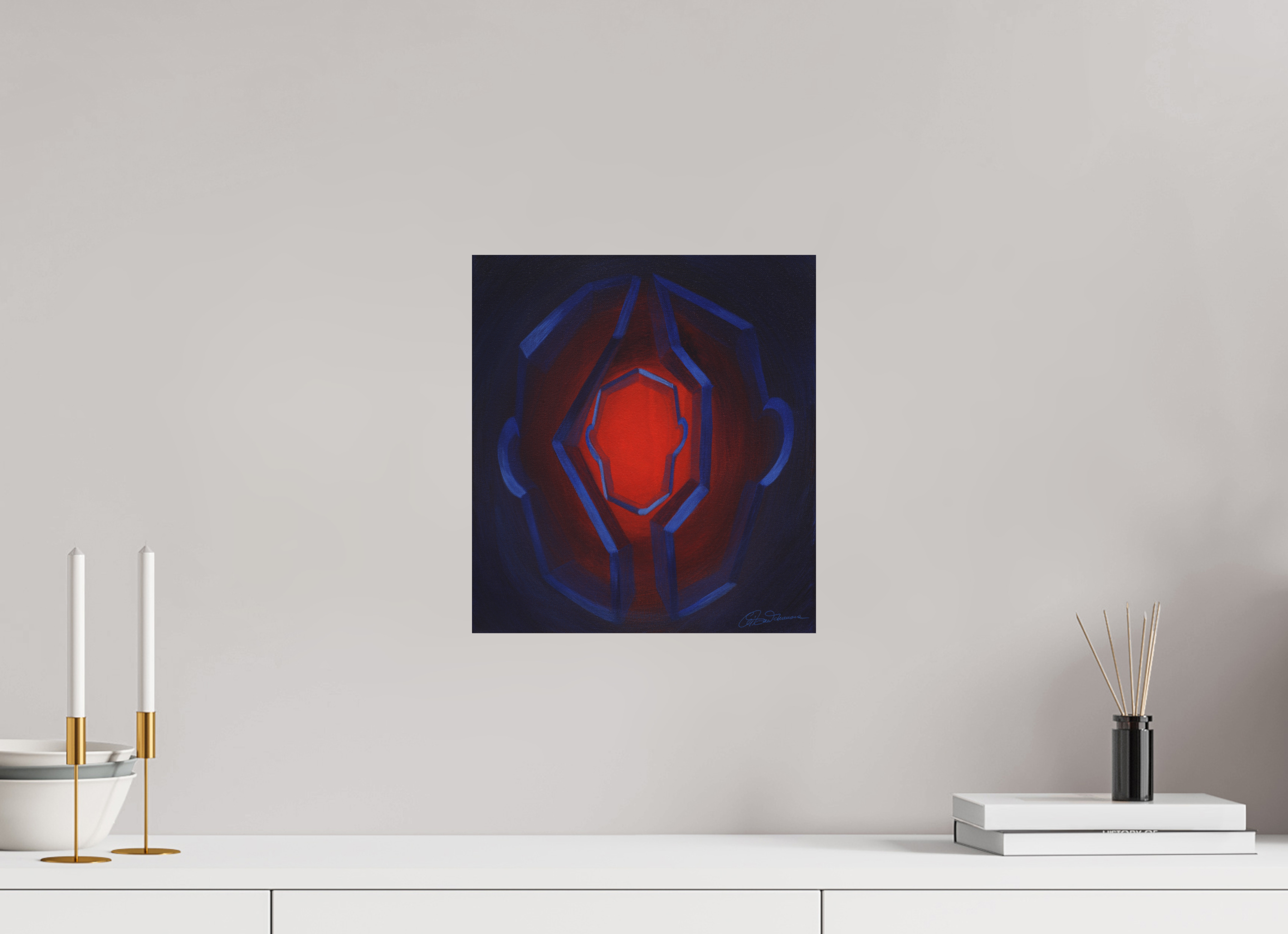 30 x 33 cm, Alu-Dibond-Druck mit Aufhängung Inneres Kind