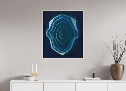 70 x 82,6 cm, Papier ohne Rahmen Schichten des Selbst