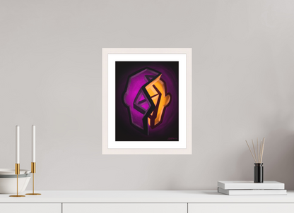 25 x 31,3 cm, Papier mit Holzrahmen, weiß Blütezeit – Übergang in die Fülle