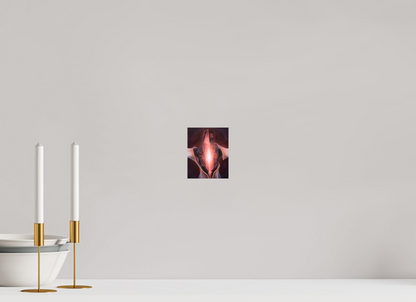 10 x 12,4 cm, Fine Art Print auf Metal Selbst Offenbarung