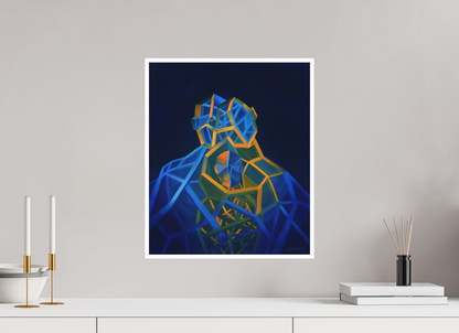 40 x 47,7 cm, Papier ohne Rahmen Trinität – Eltern Kind