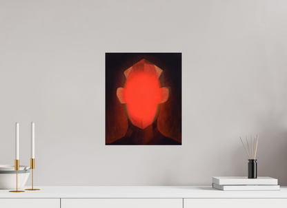 30 x 36,3 cm, Fine Art Print auf Metal Portal zum Selbst