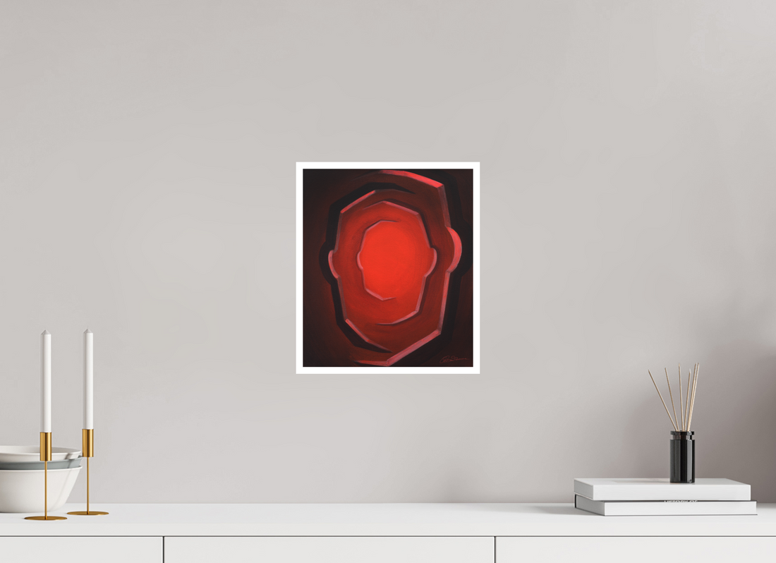 25 x 29,1 cm, Papier ohne Rahmen Ich war, ich bin, ich werde sein