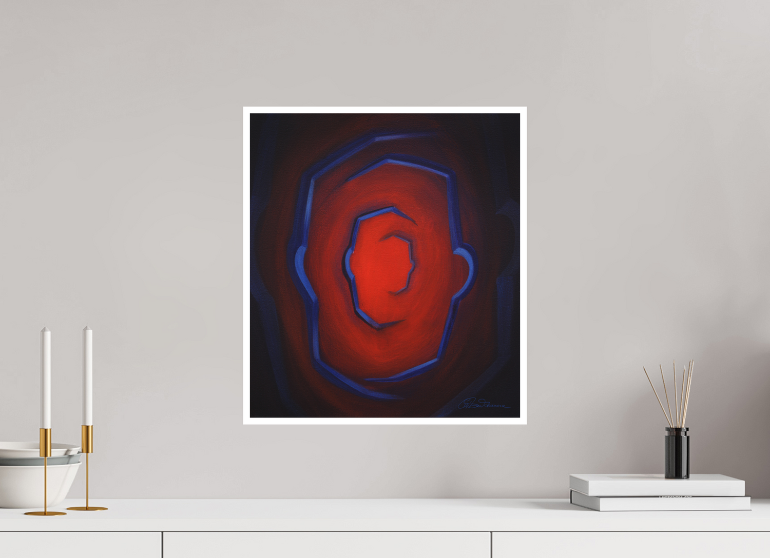 40 x 45,1 cm, Papier ohne Rahmen Ich war, ich bin, ich werde sein