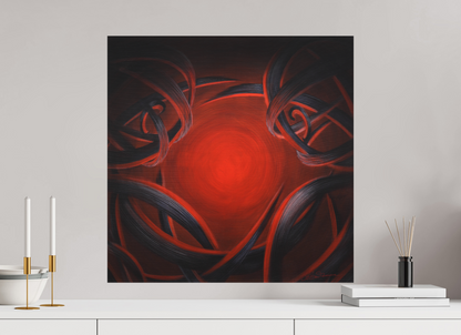 60 x 60 cm, Alu-Dibond mit Aufhängung Lichtbildner