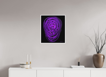 50 x 57,3 cm, Papier ohne Rahmen Äther – Ursprung aller Form