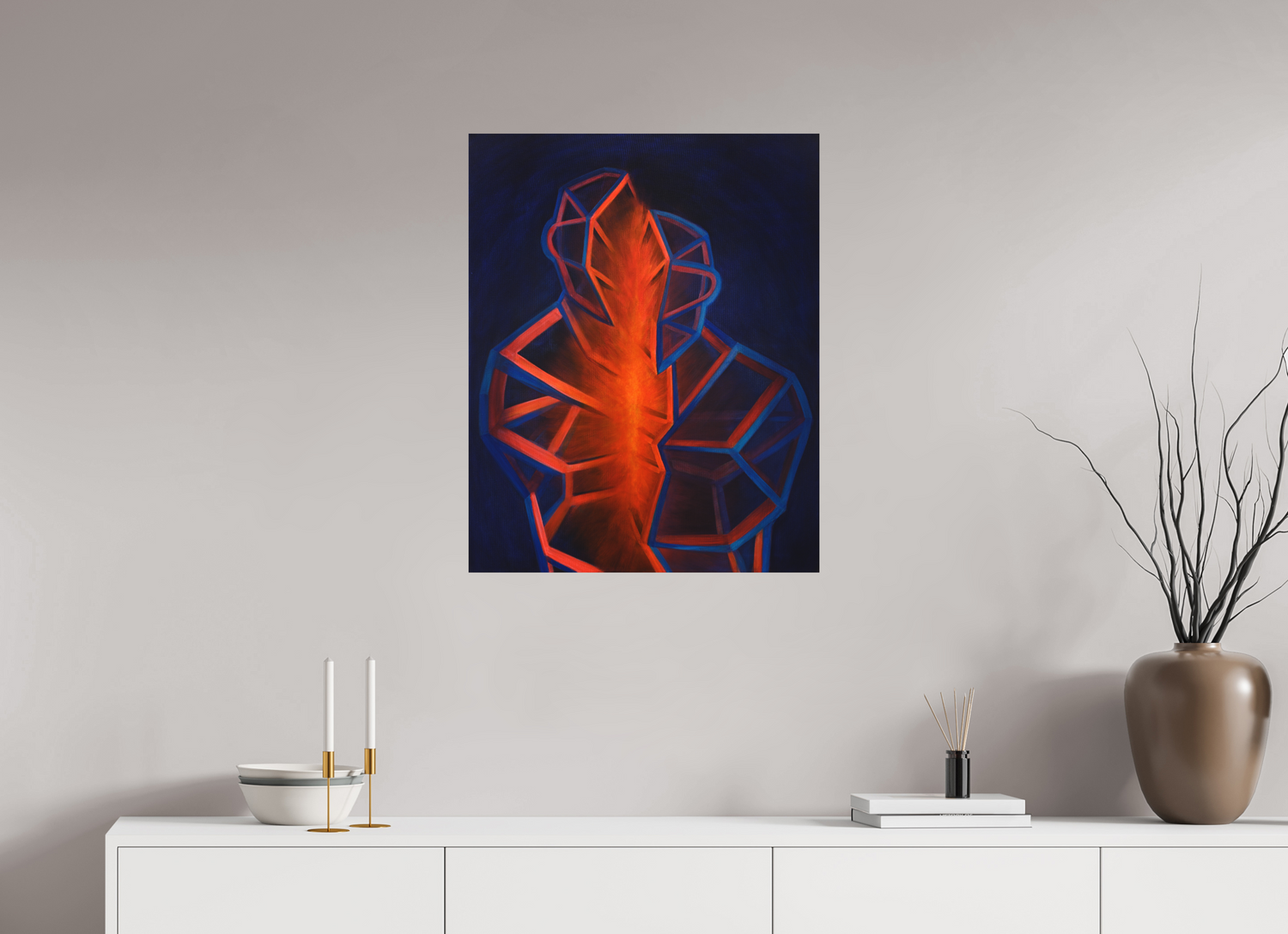 60 x 75,1 cm, Alu-Dibond mit Aufhängung Gemeinsame Mitte