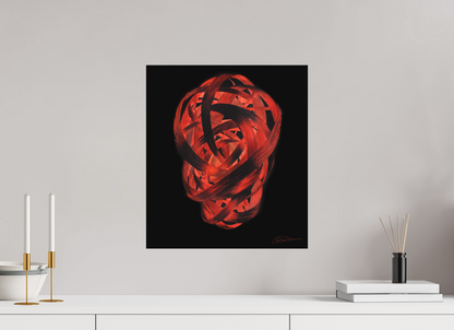 40 x 45,3 cm, Alu-Dibond mit Aufhängung Feuertaufe