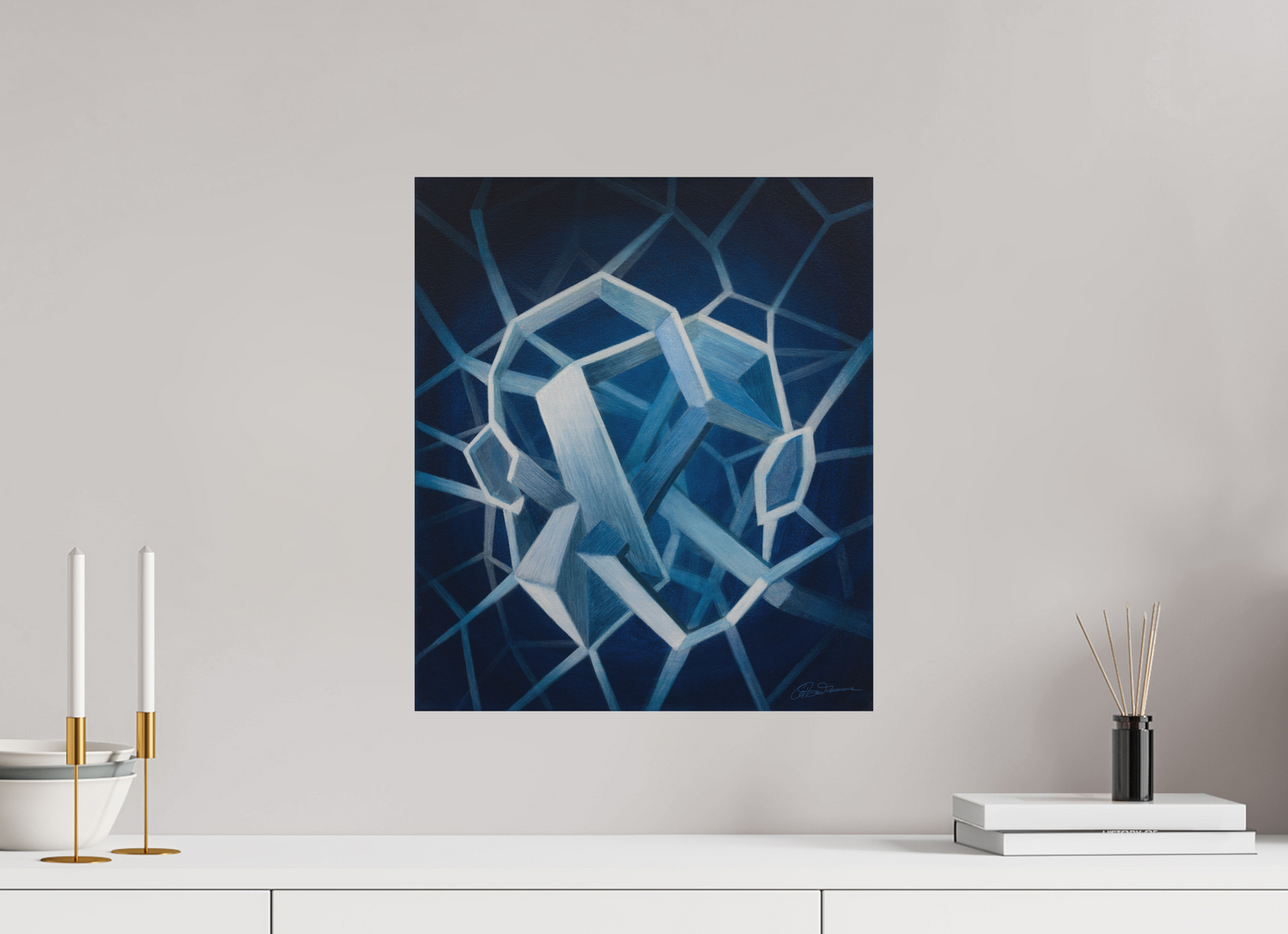 40 x 46,6 cm, Alu-Dibond mit Aufhängung Architektur der Zweisamkeit