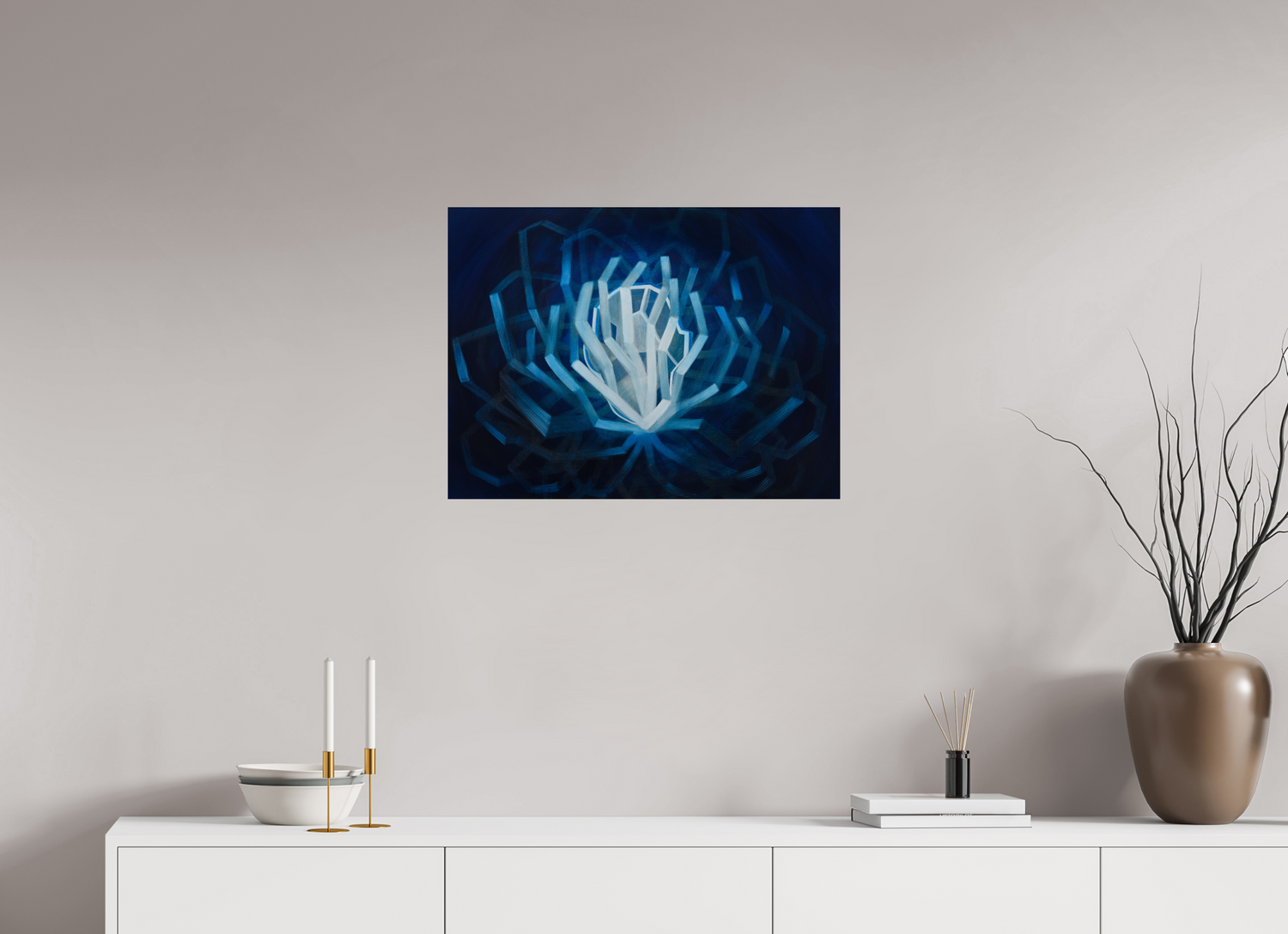 67,2 x 50 cm, Fine Art Print auf Metal Varianten des selbst