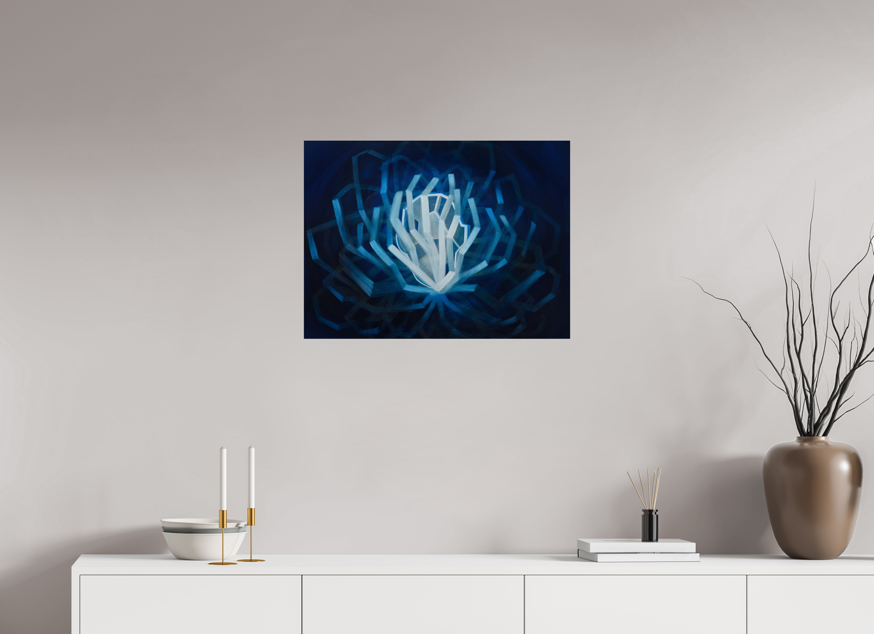 67,2 x 50 cm, Fine Art Print auf Metal Varianten des selbst