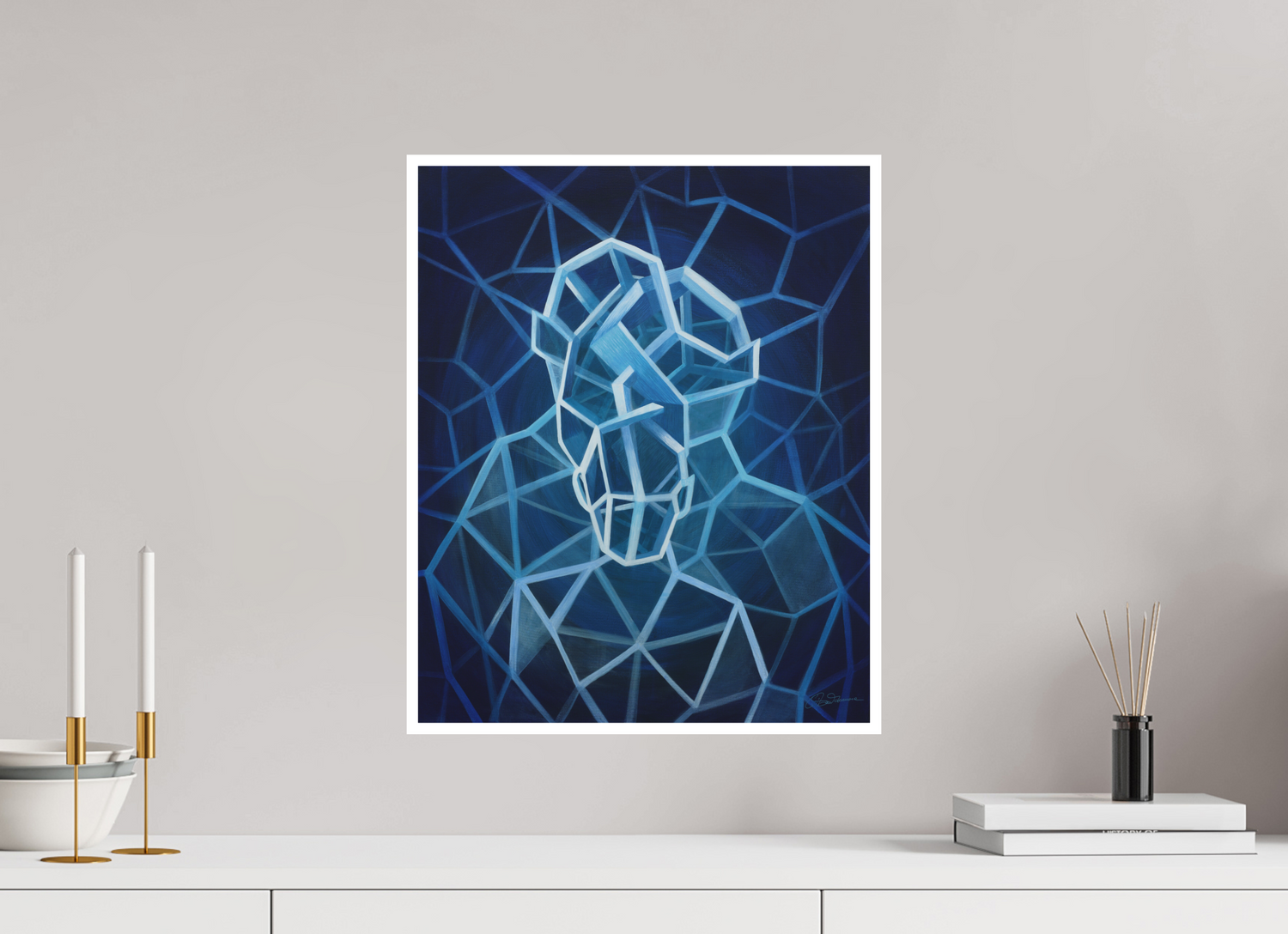 40 x 49,3 cm, Papier ohne Rahmen Familienfeld