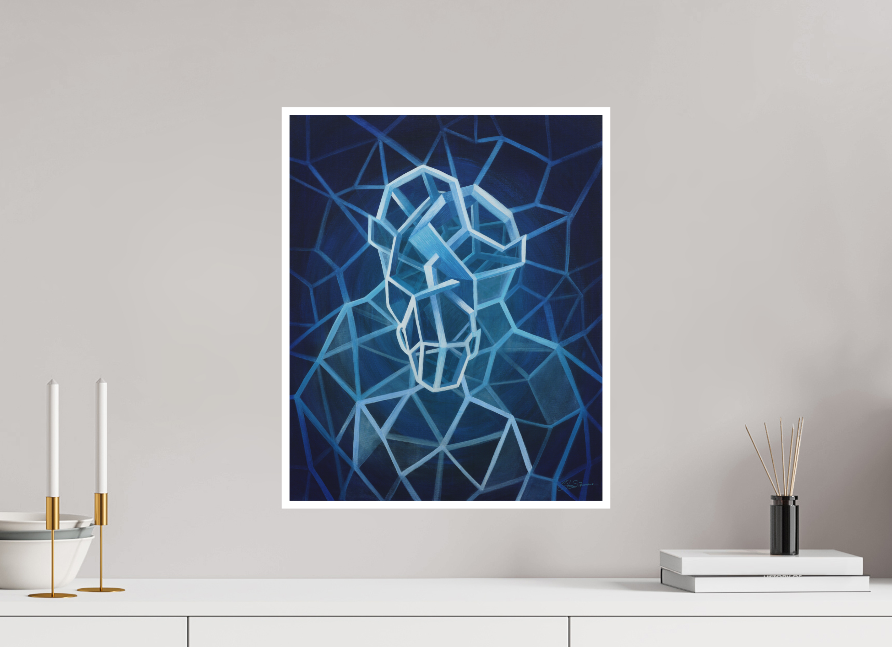 40 x 49,3 cm, Papier ohne Rahmen Familienfeld