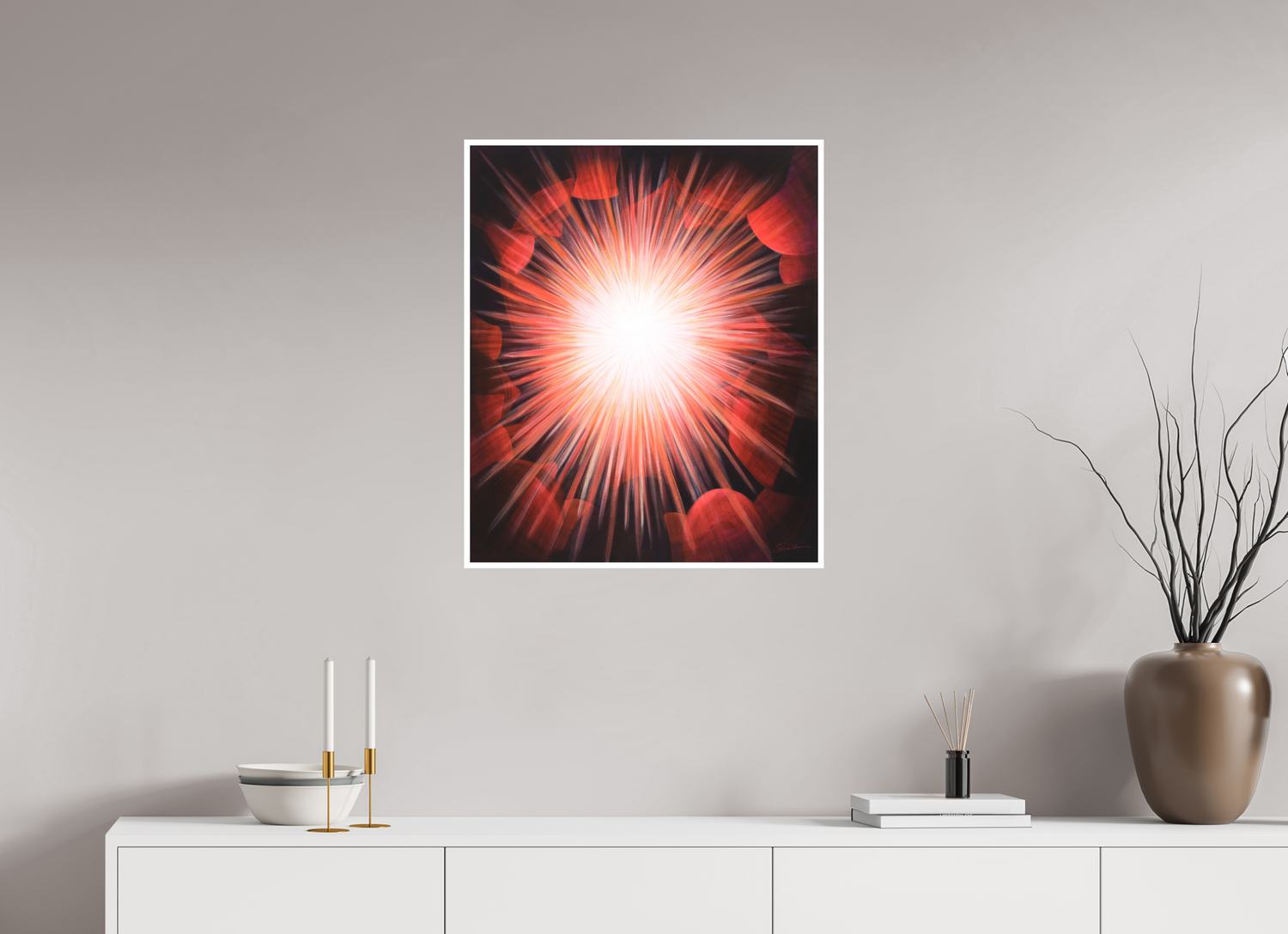 60 x 71,9 cm, Papier ohne Rahmen Gemeinsames Leuchten