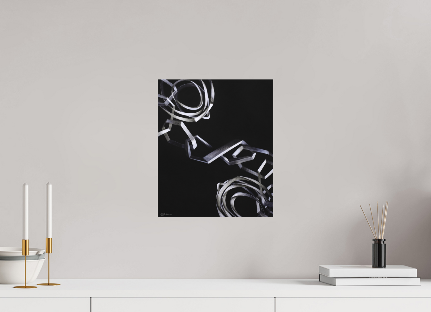 30 x 36 cm, Alu-Dibond mit Aufhängung Zusammen hängen