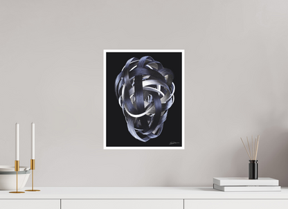 30 x 37,4 cm, Kunstdruck auf Papier ohne Rahmen Verknotung