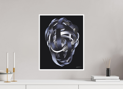 40 x 49,9 cm, Kunstdruck auf Papier ohne Rahmen Verknotung