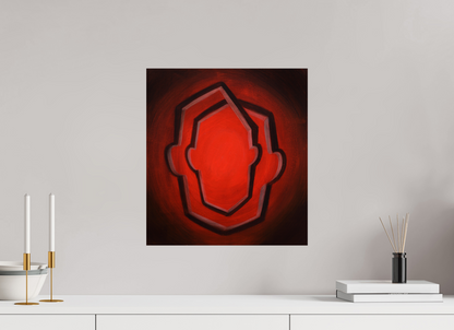 40 x 43,8 cm, Fine Art Print auf Metal infinity Self – unendliches Ich