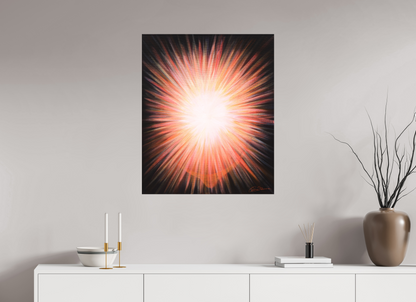 70 x 84,7 cm, Alu-Dibond mit Aufhängung Erleuchtung