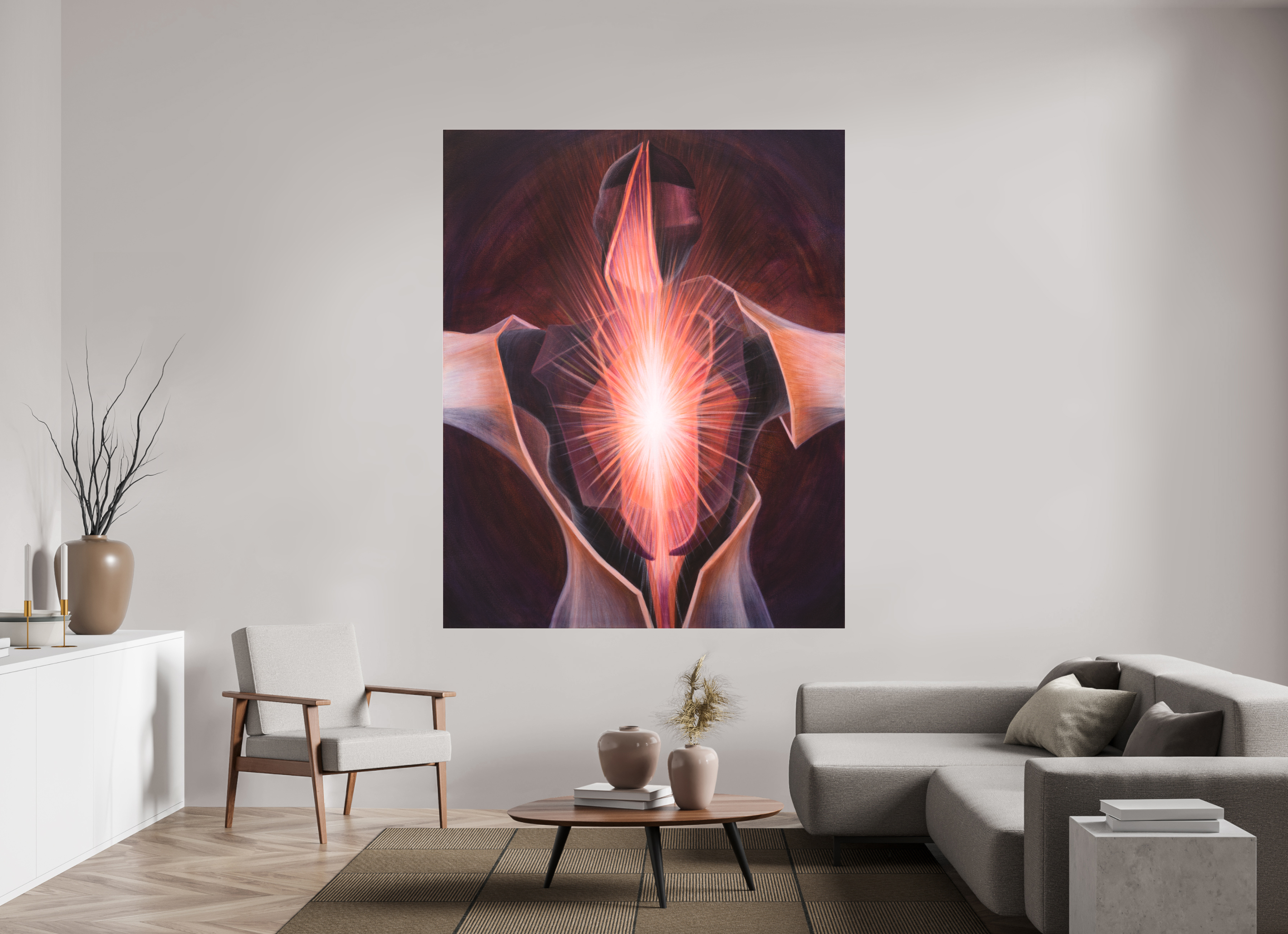 160 x 198,5 cm, Fine Art Pigmentdruck hinter Acrylglas Selbst Offenbarung