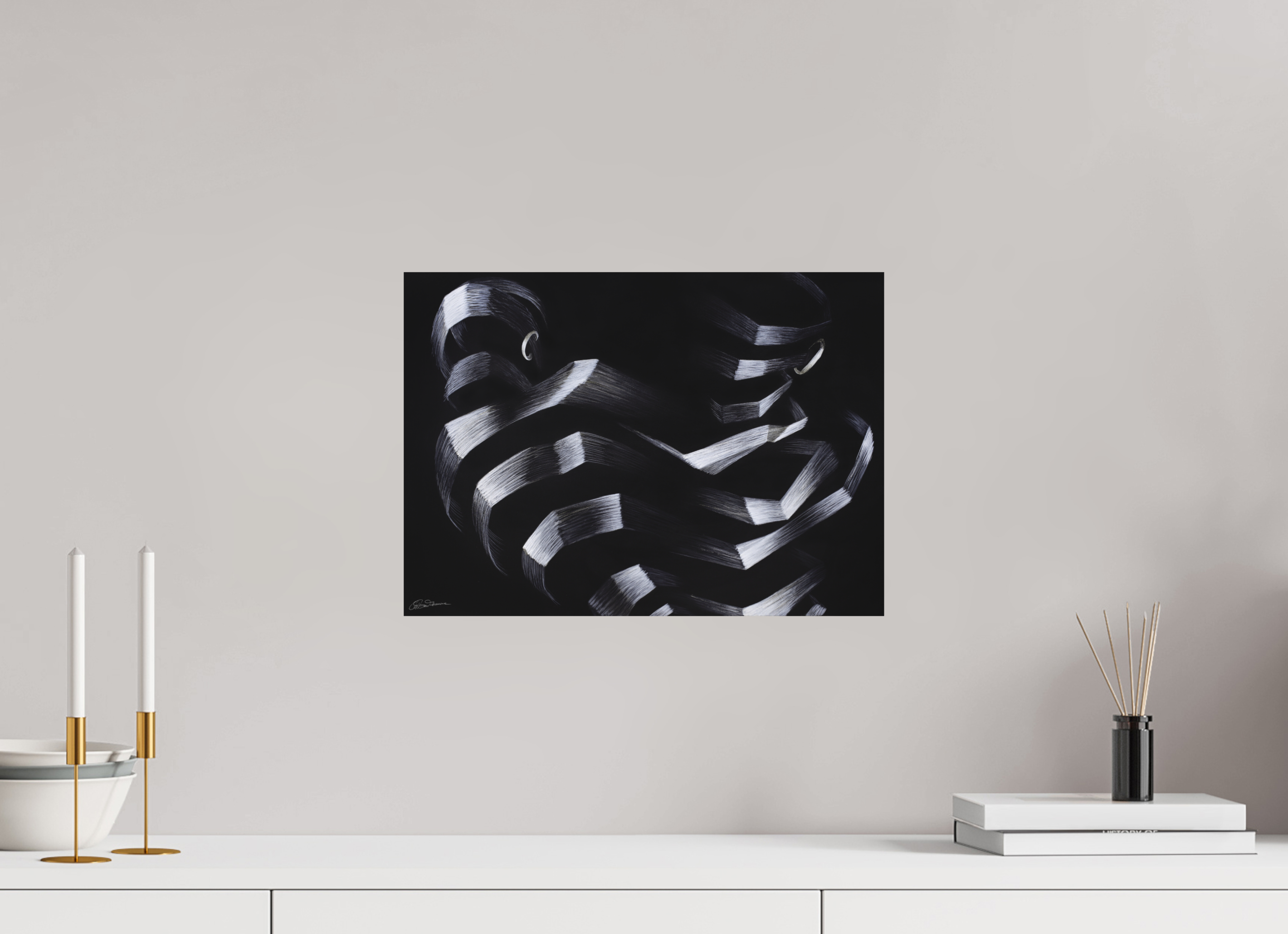 41,9 x 30 cm, Alu-Dibond mit Aufhängung Duell &amp; Duett