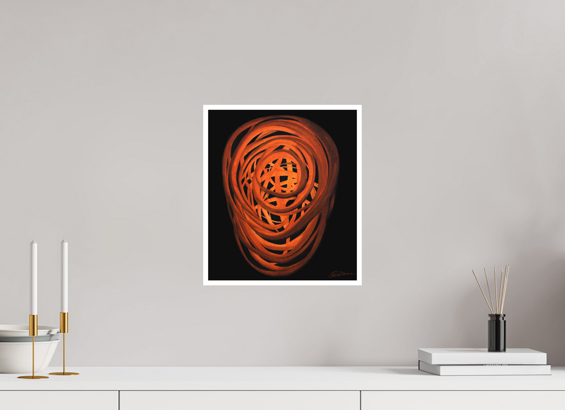 30 x 34,4 cm, Papier ohne Rahmen Glut | Indian Summer