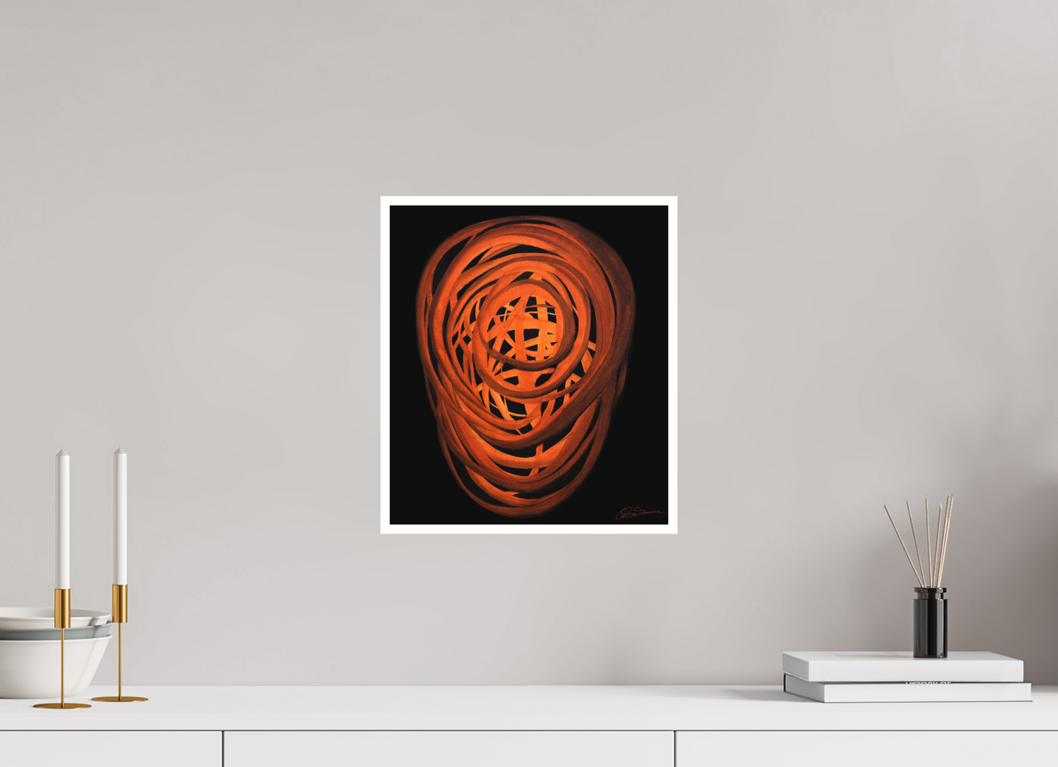 30 x 34,4 cm, Papier ohne Rahmen Glut | Indian Summer